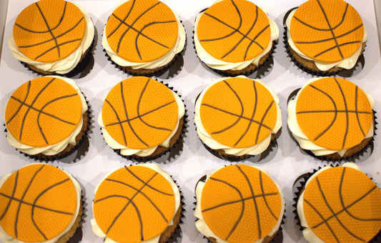 Basketball Cupcakes