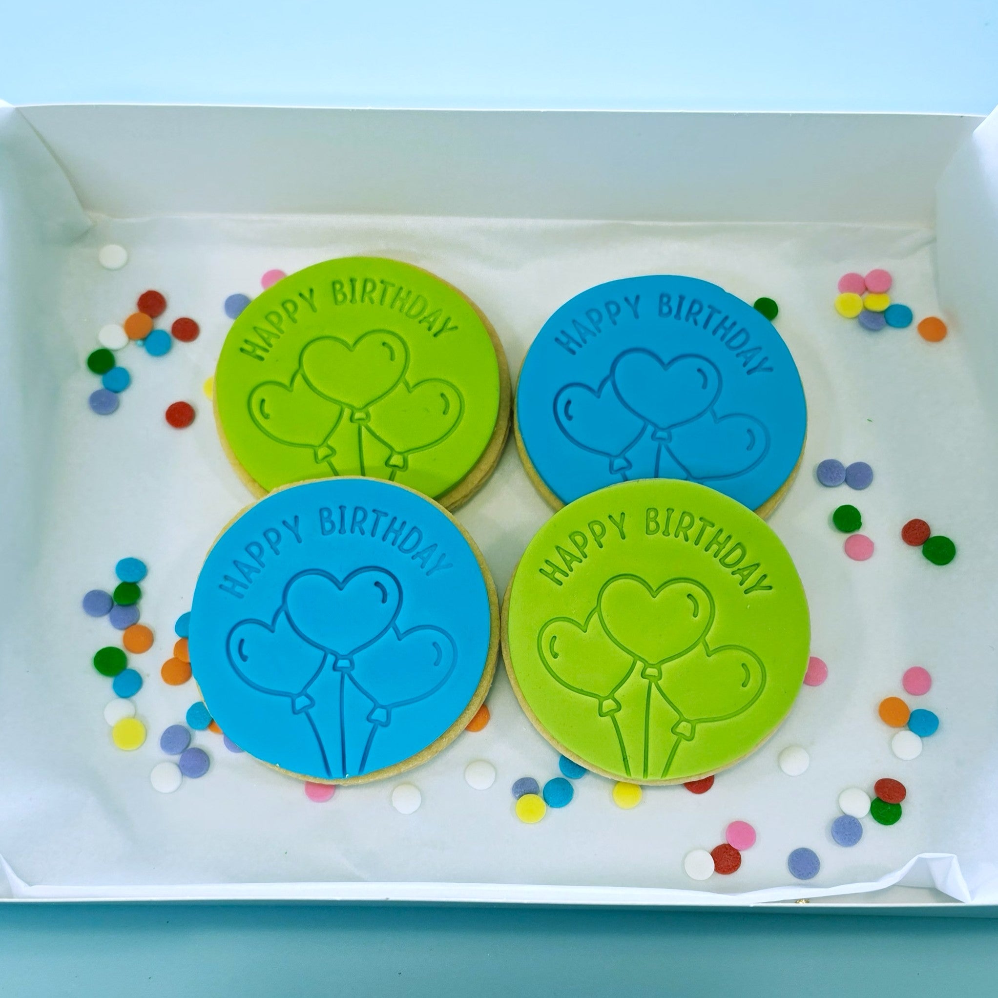 Birthday Balloon Cookies