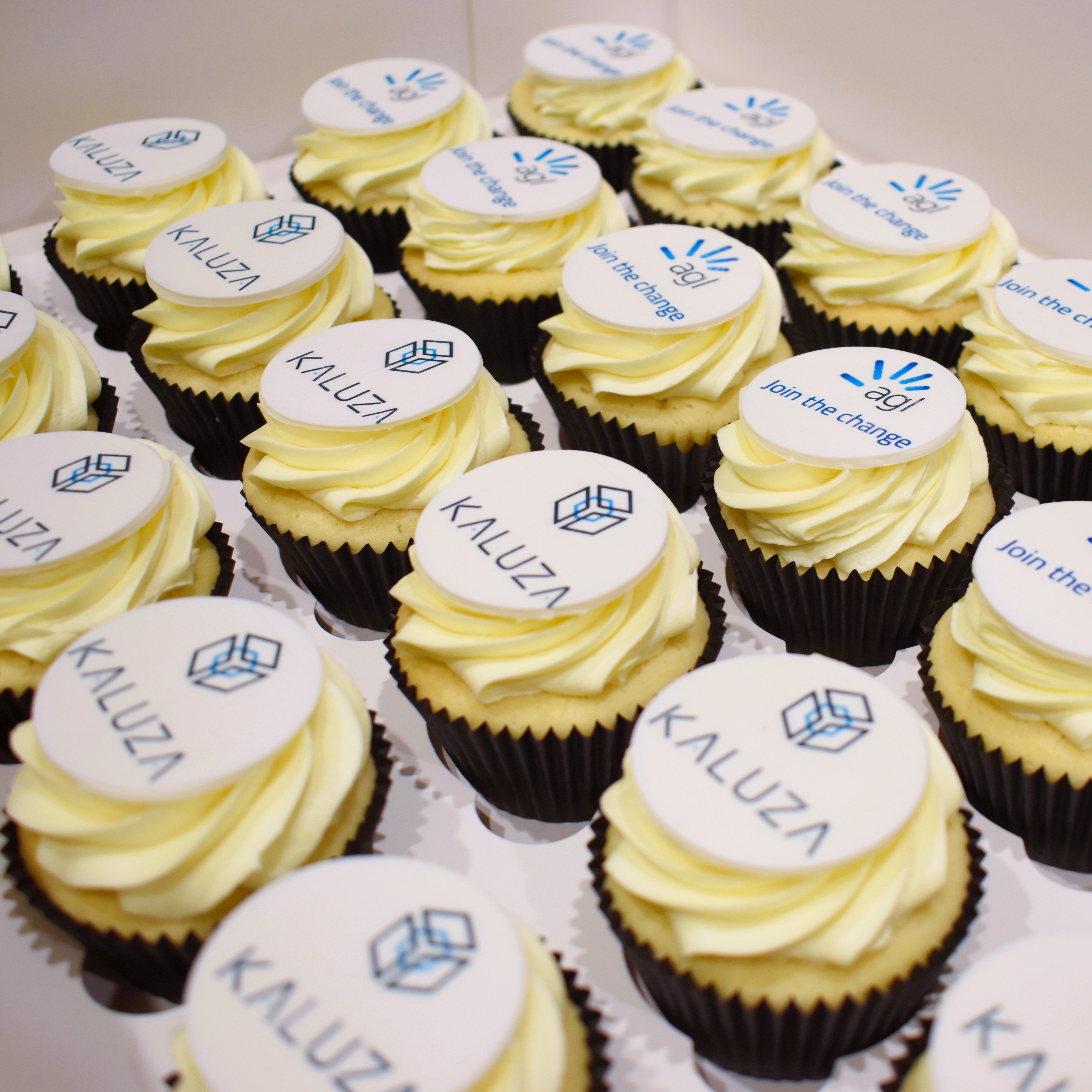 Corporate Logo Cupcakes