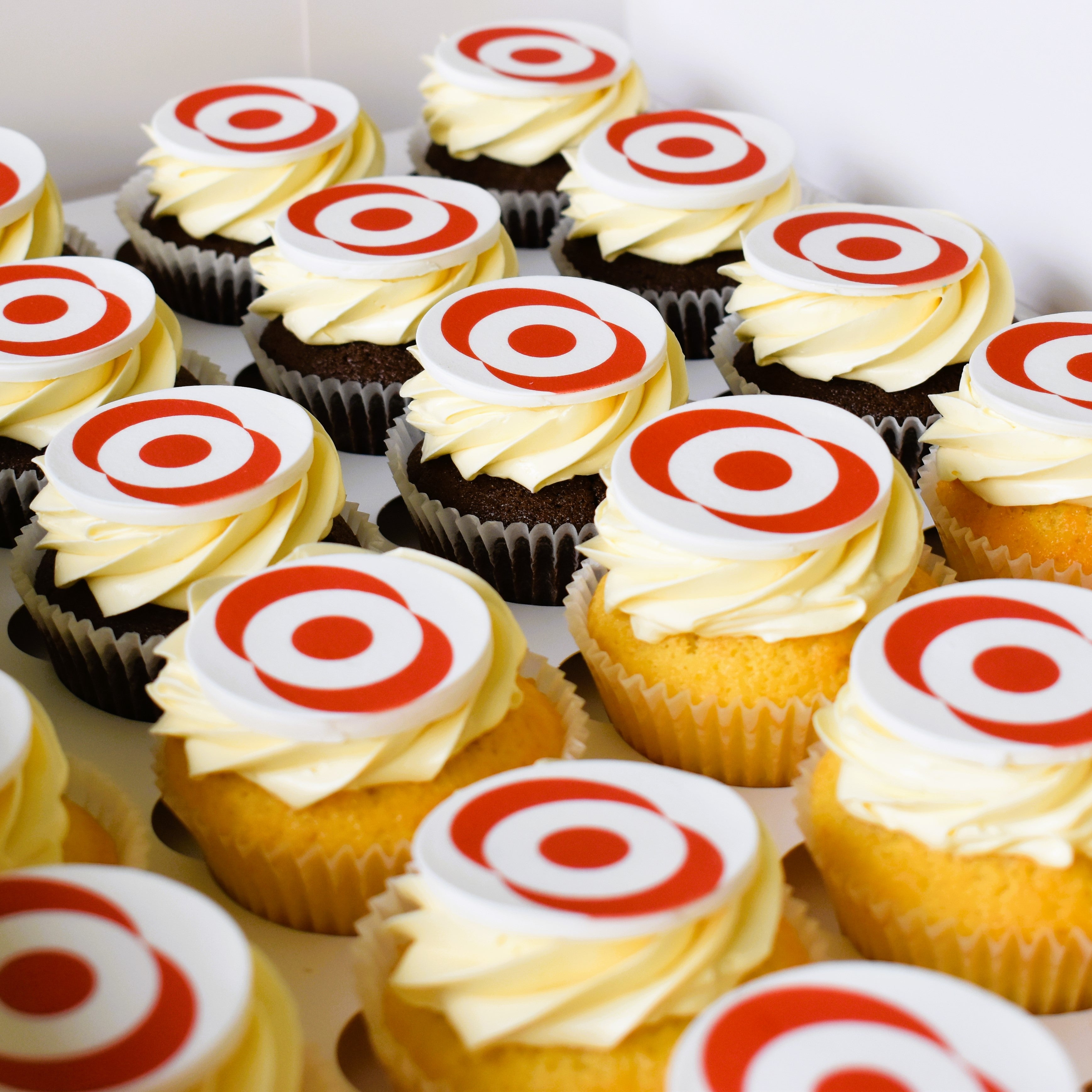 Corporate Logo Cupcakes