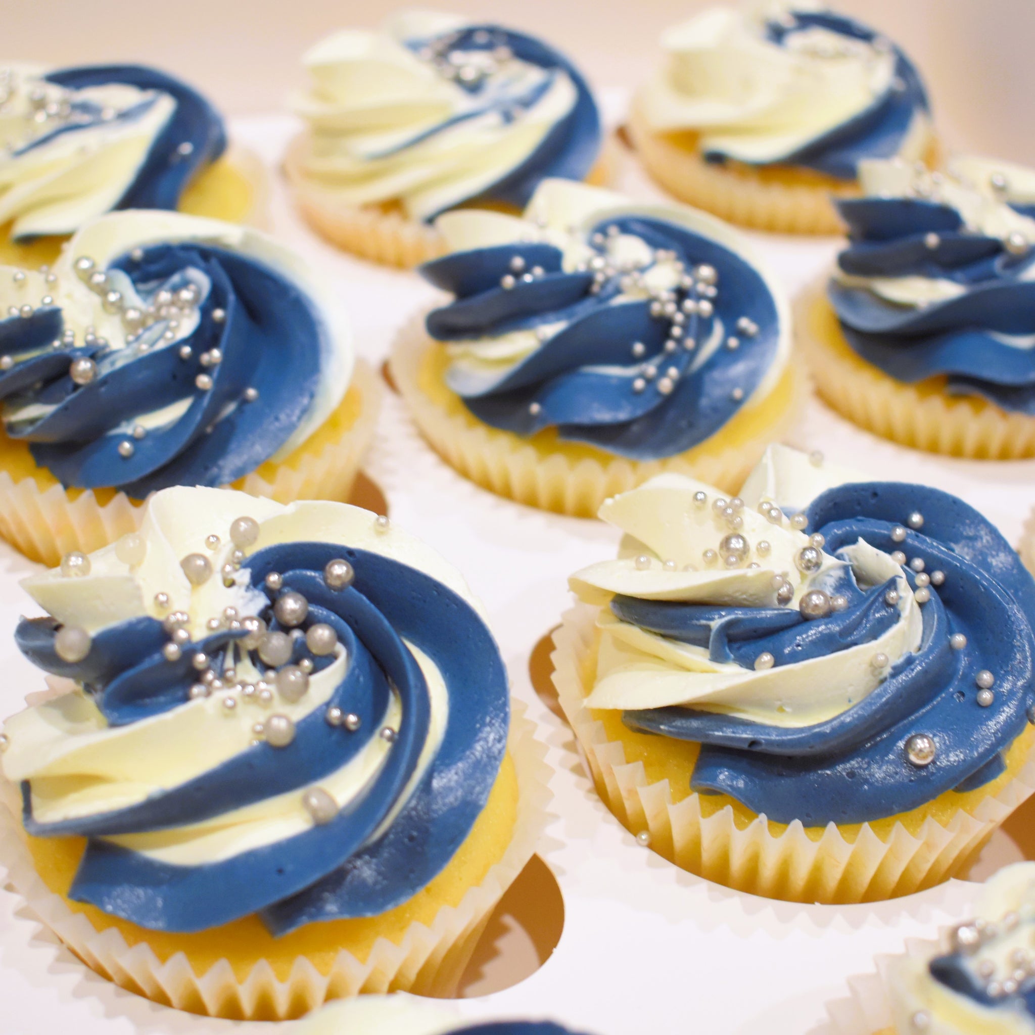 Multi Coloured Buttercream Swirls