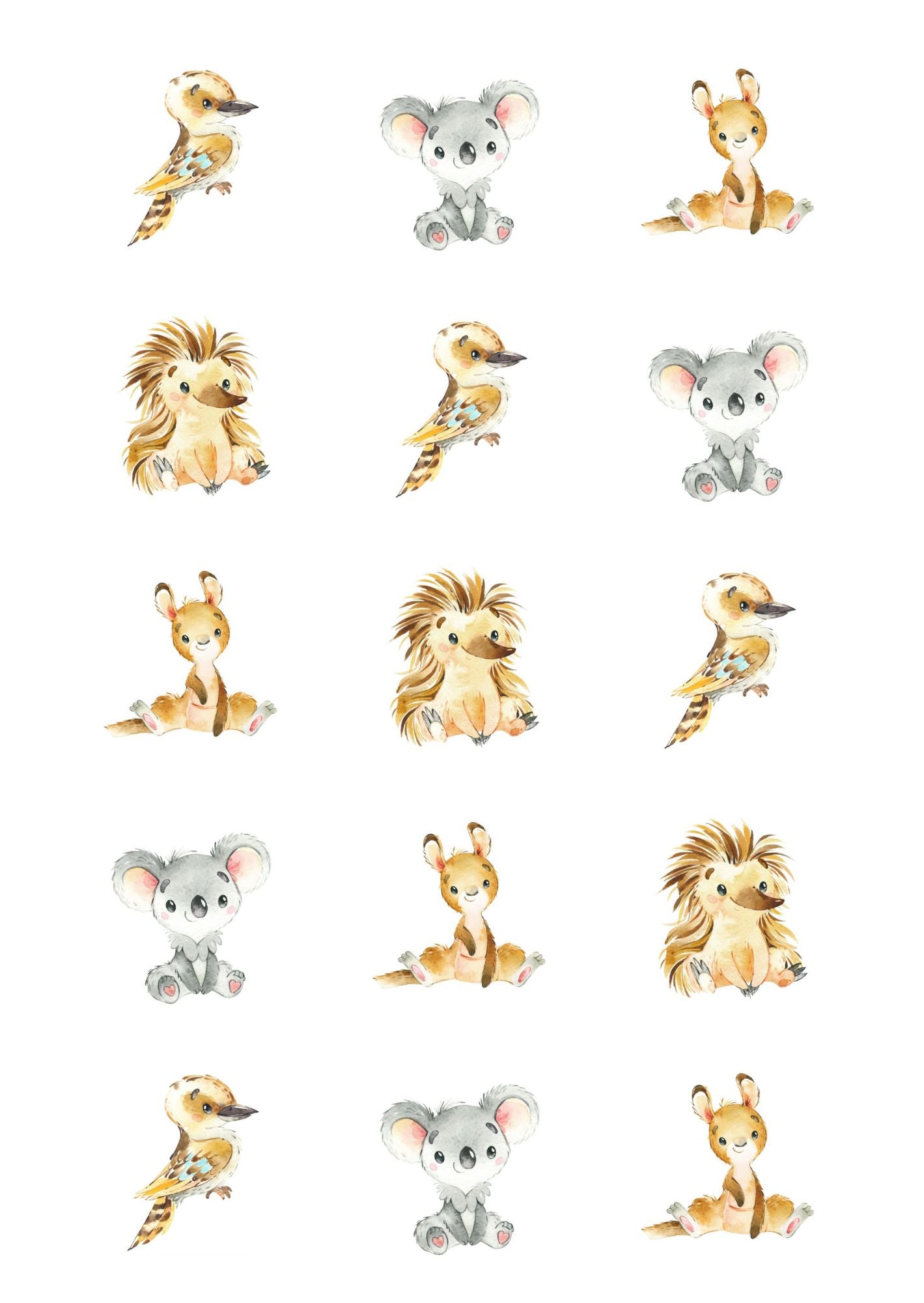 Aussie Animal Cupcakes