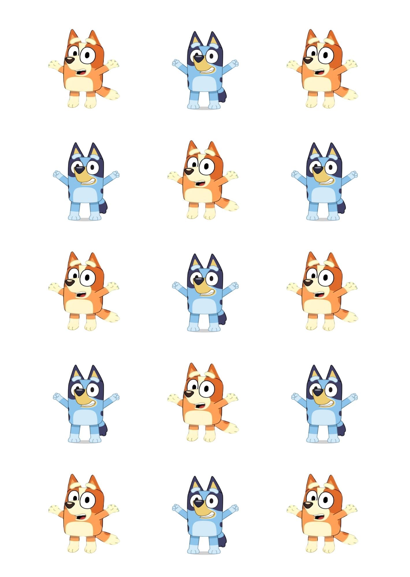 Bluey Cupcakes