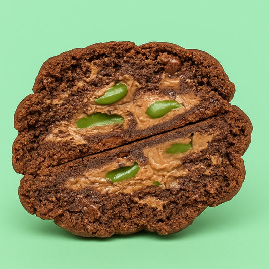 Choc Peppermint Stuffed Chunky Cookie