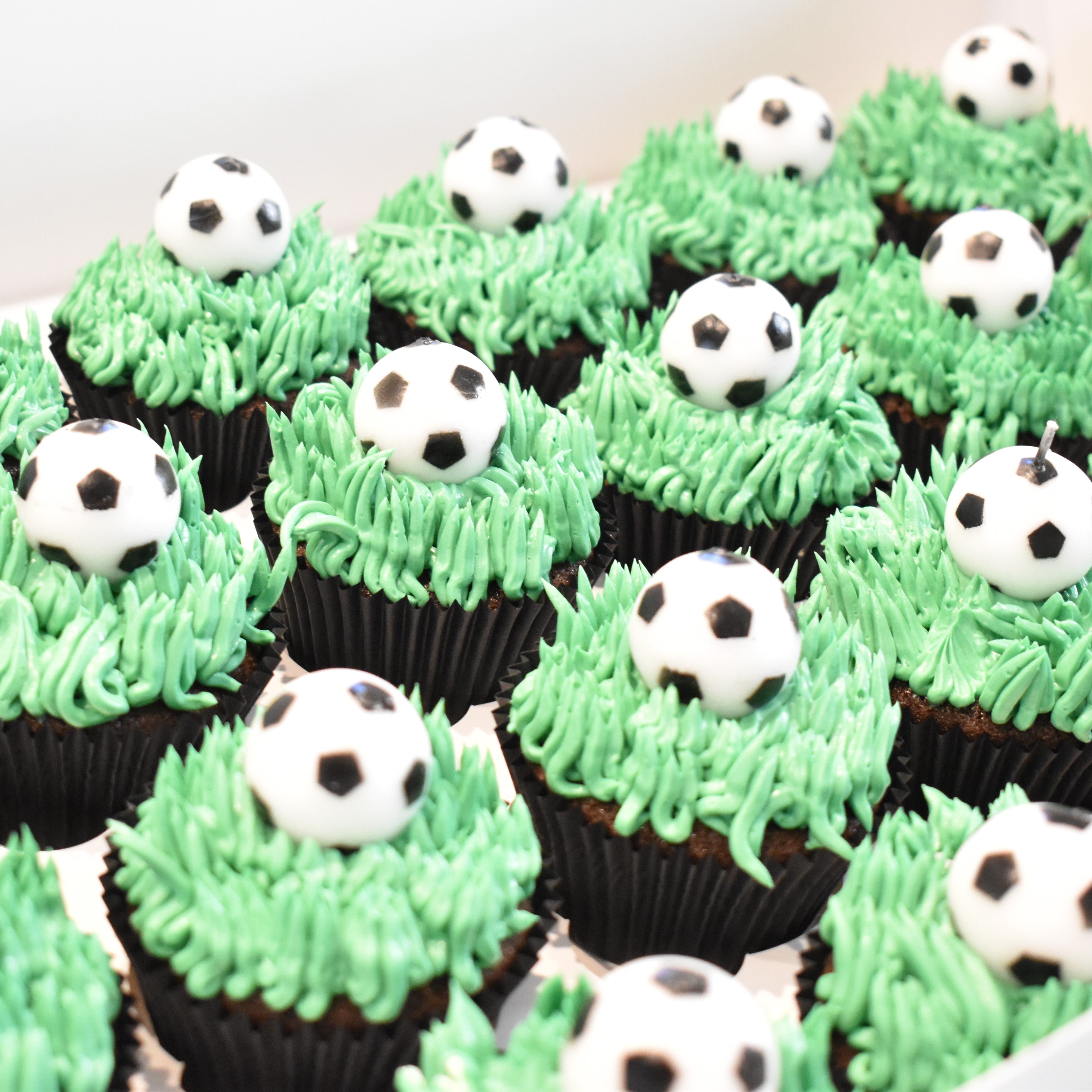 Soccer Cupcakes
