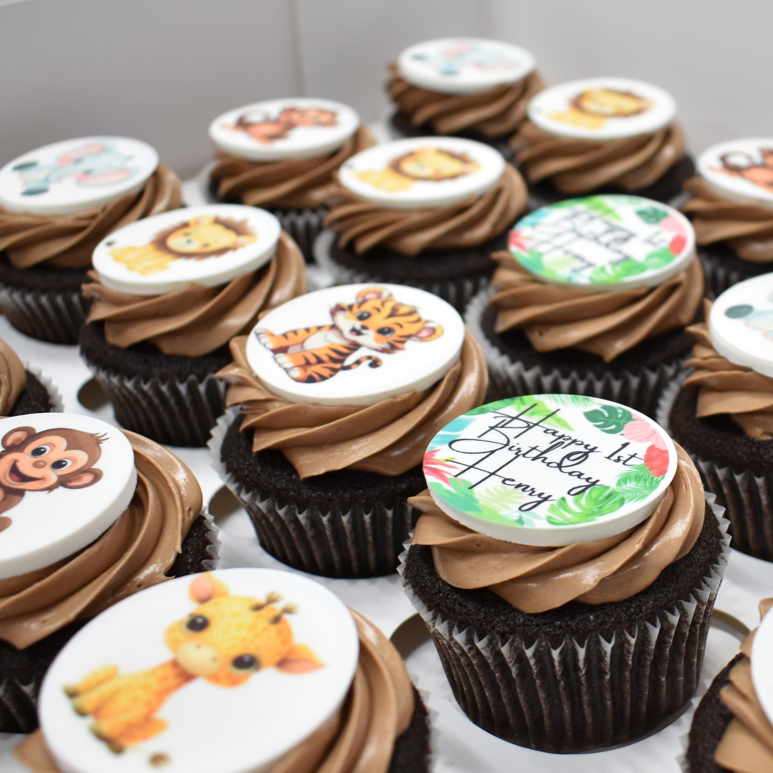 Edible Image Cupcakes - Upload Your Own Image