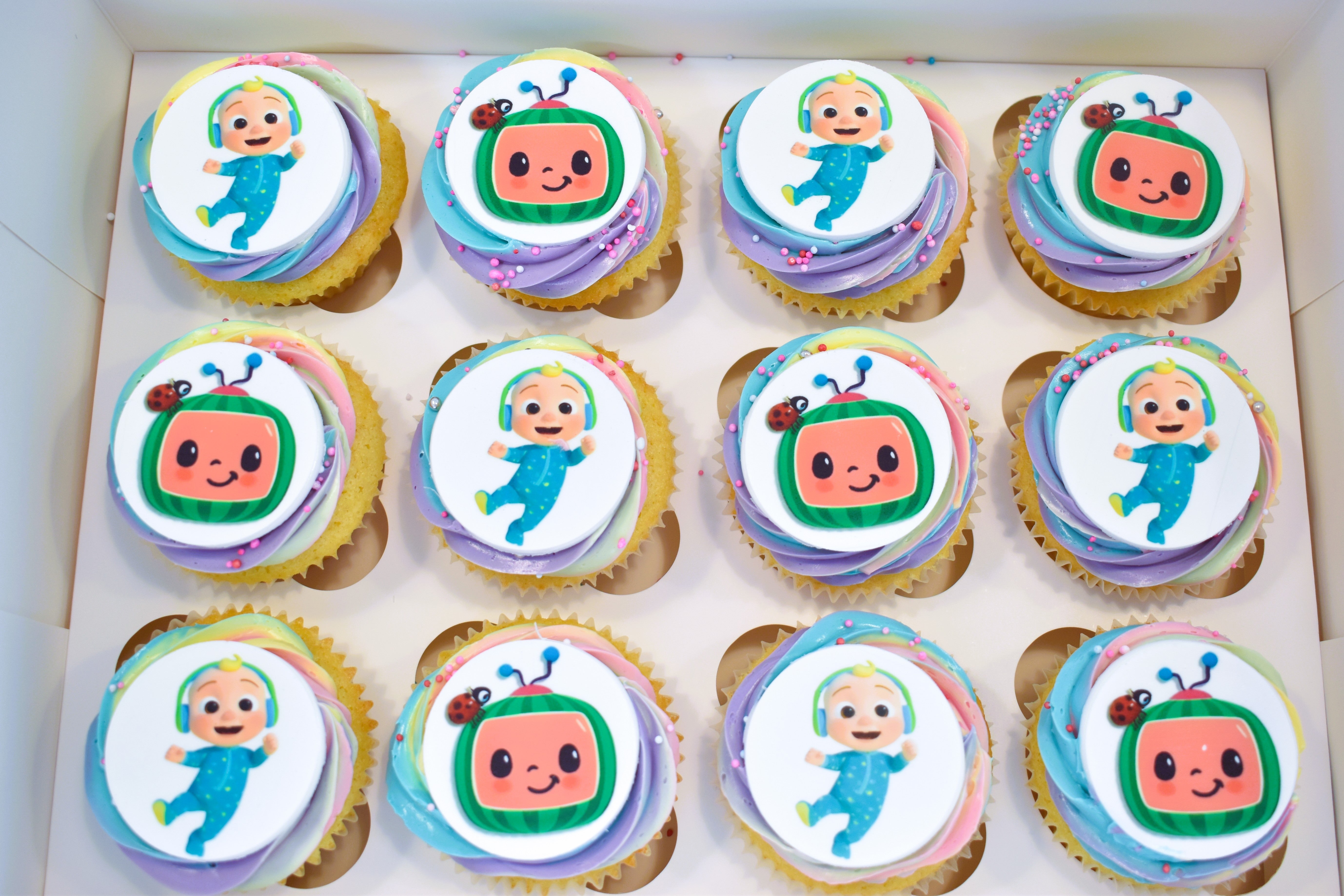 Edible Image Cupcakes - Upload Your Own Image