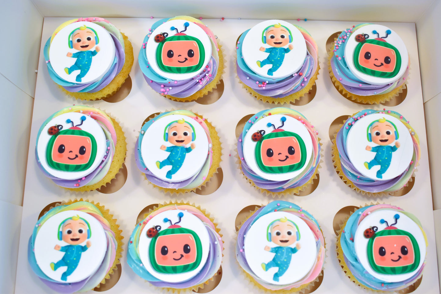 Edible Image Cupcakes - Upload Your Own Image