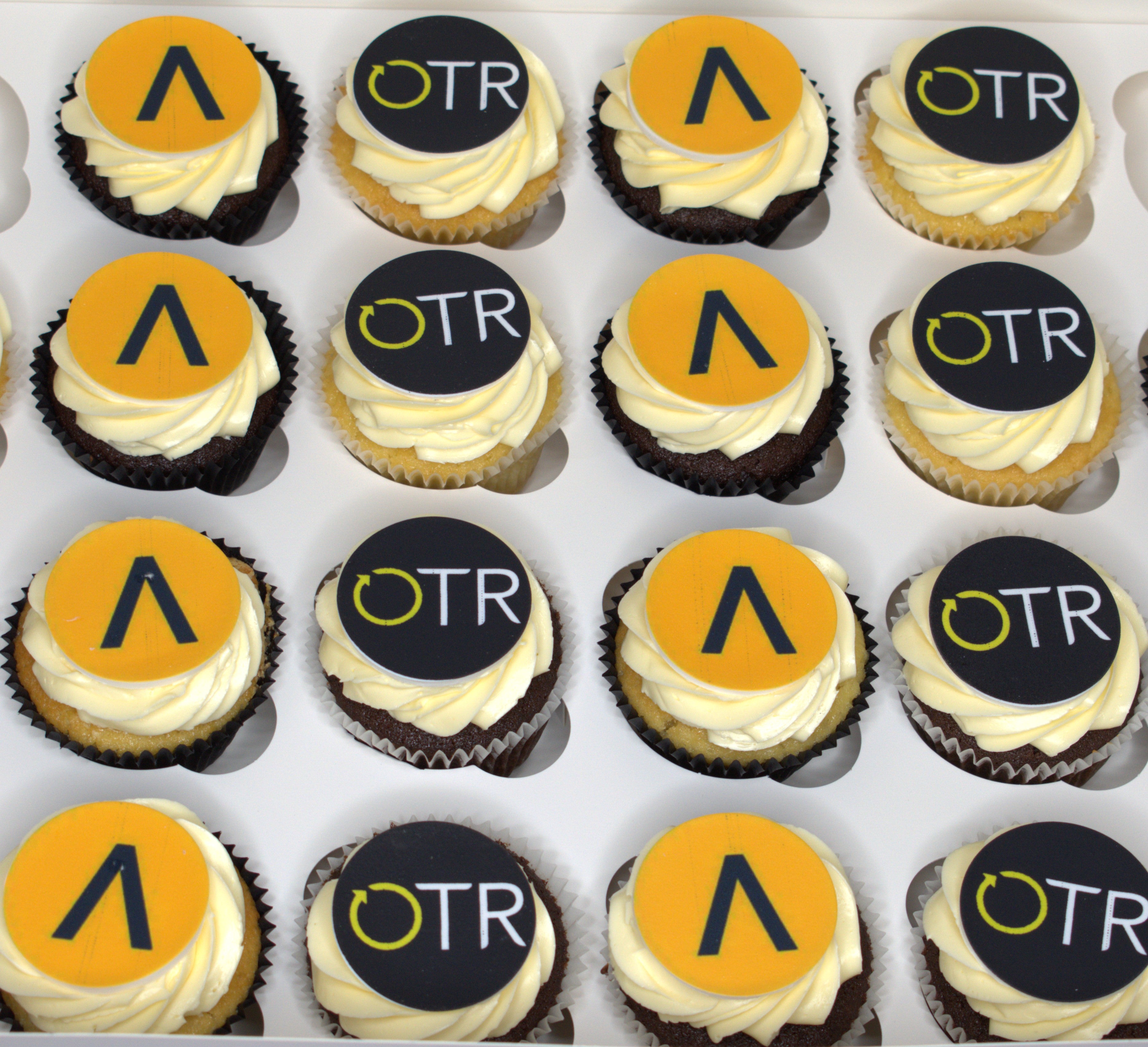 Corporate Logo Cupcakes