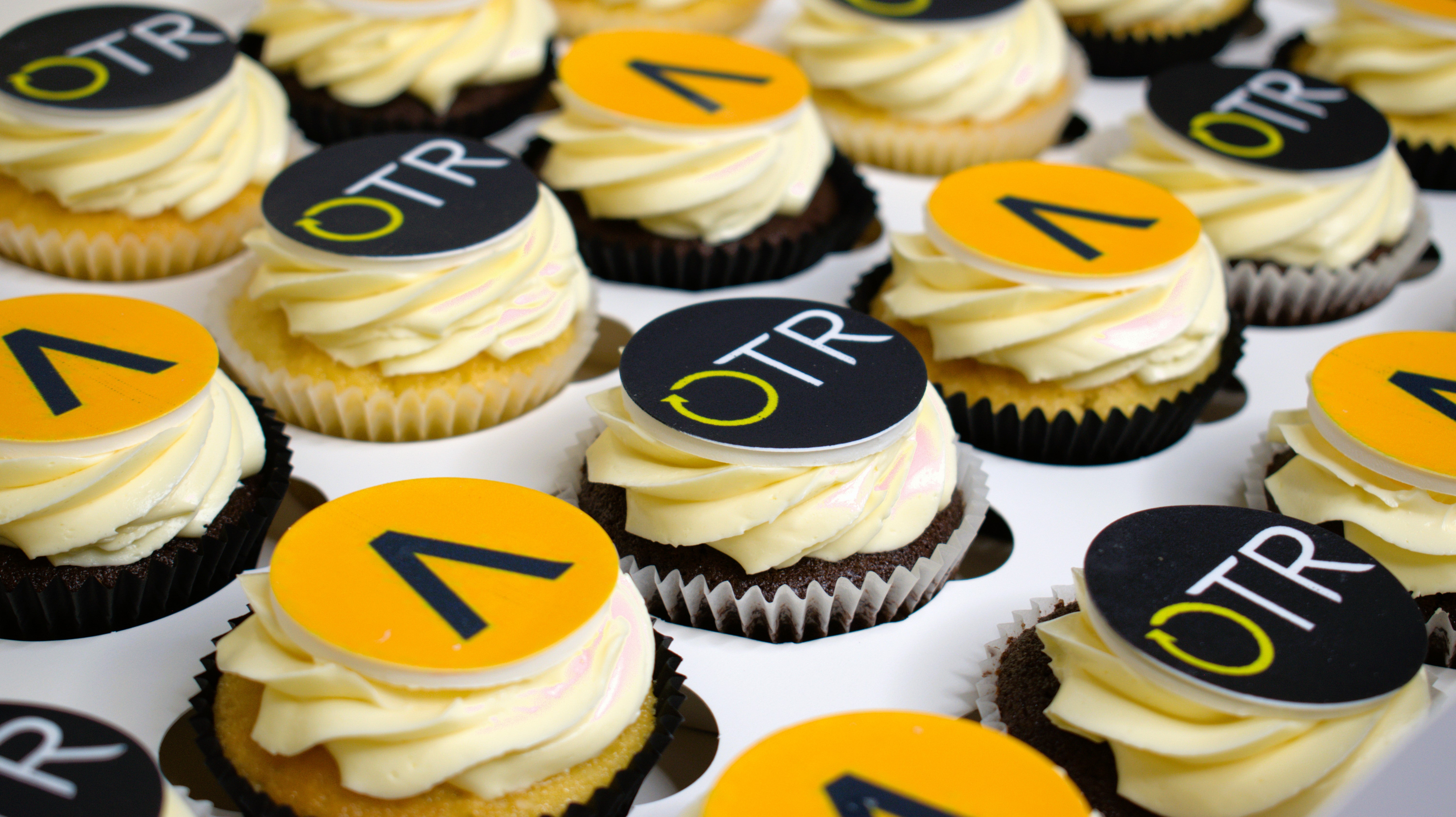 Corporate Logo Cupcakes