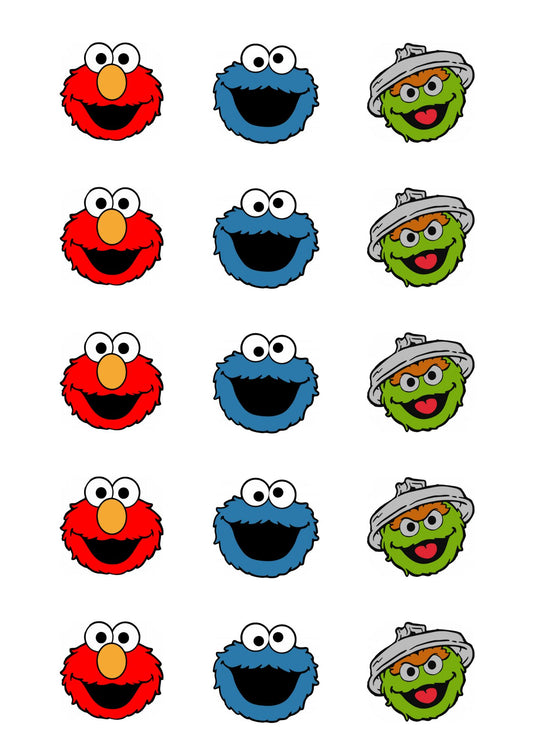 Sesame Street Cupcakes