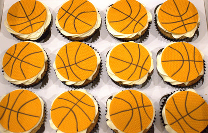 Basketball Cupcakes