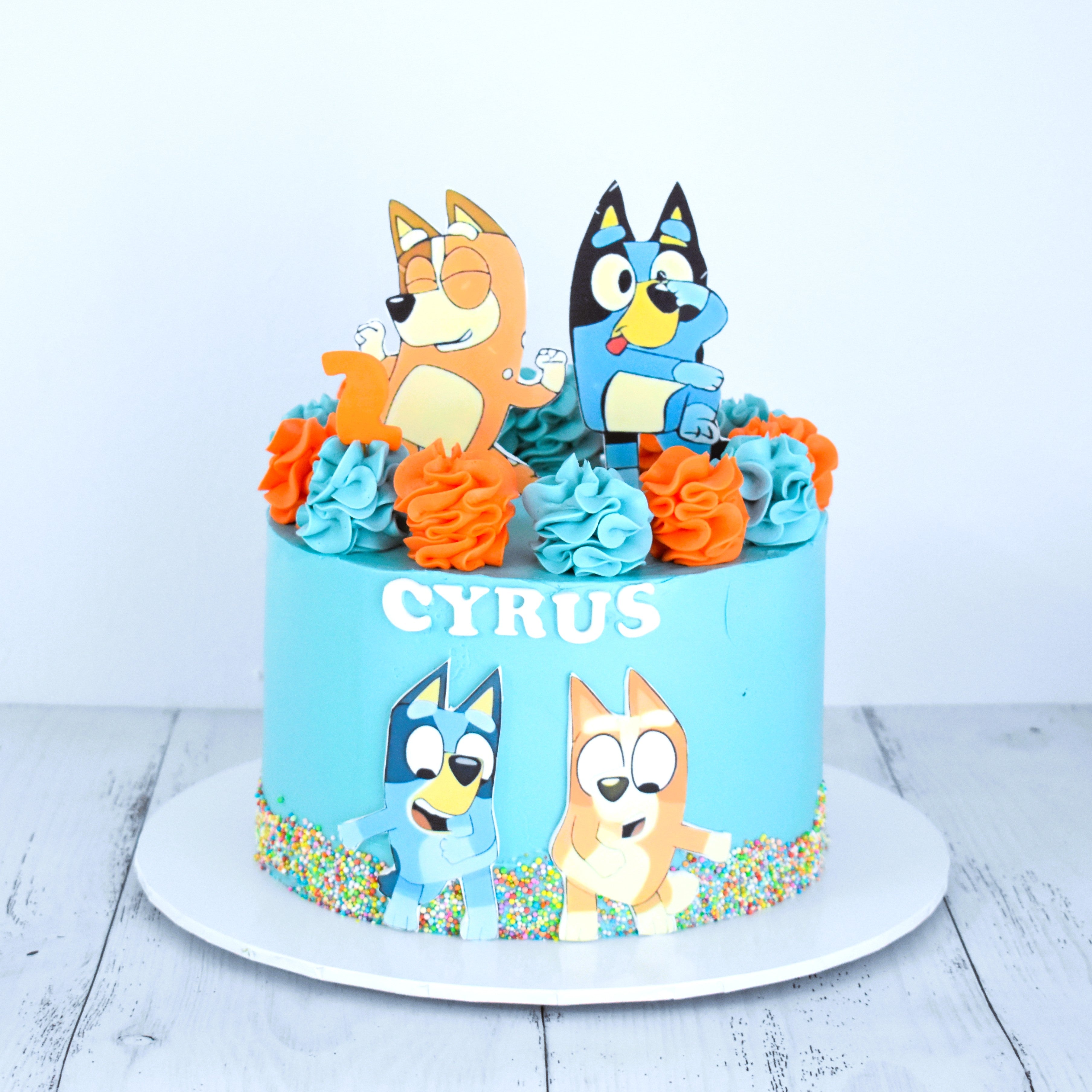 Bluey Cake - Dancing