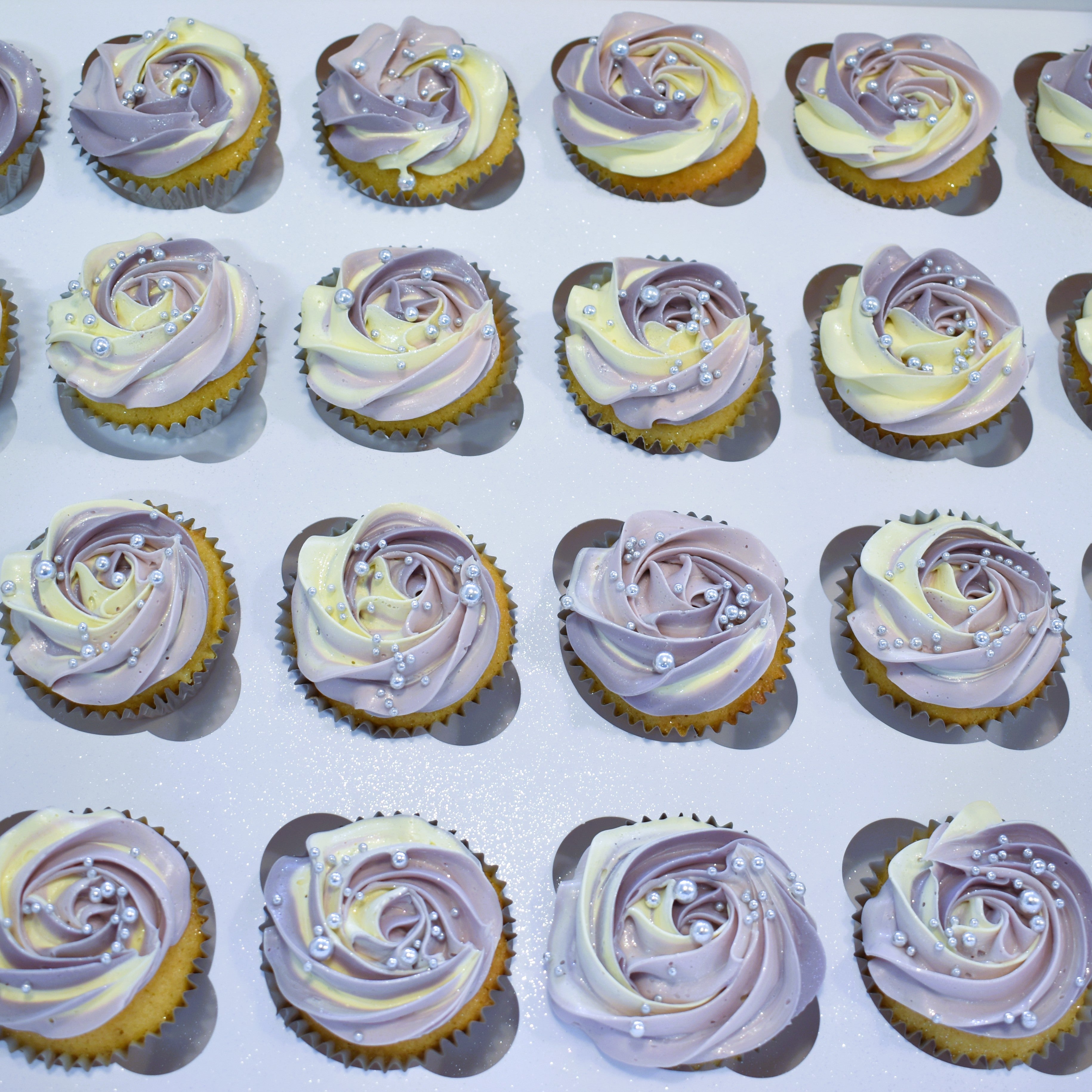 Rainbow Buttercream Swirls