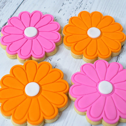 Colourful Daisy Cookies