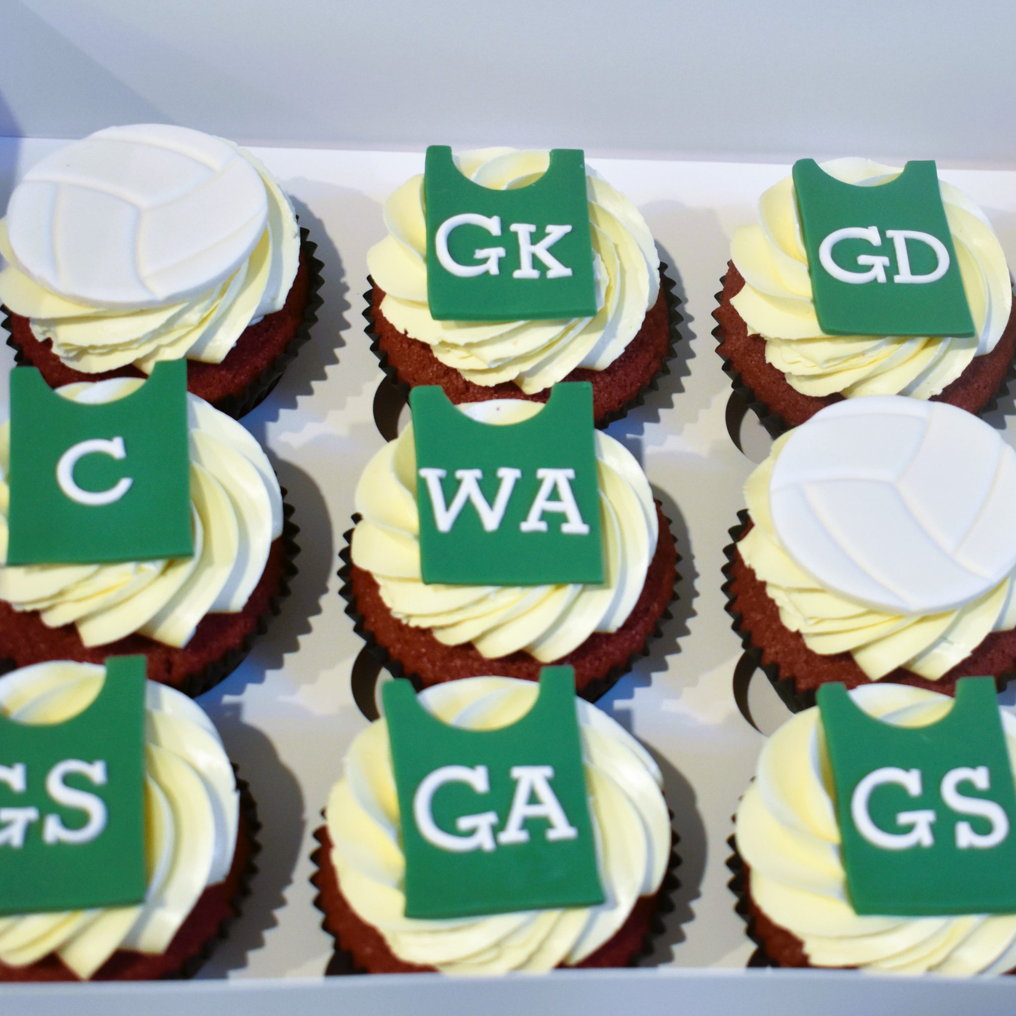 Netball Cupcakes