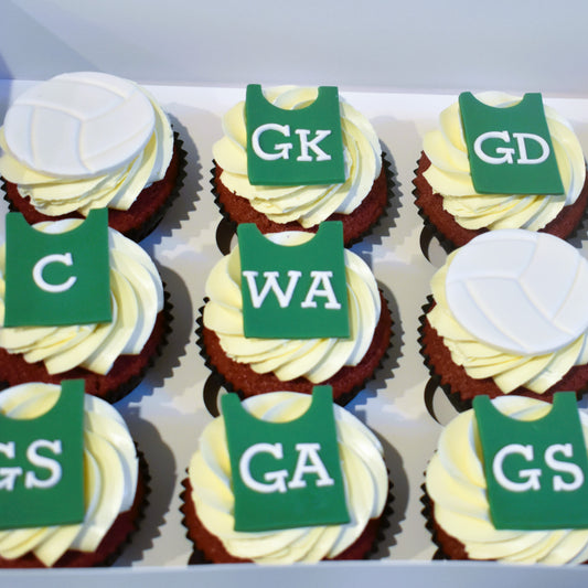 Netball Cupcakes