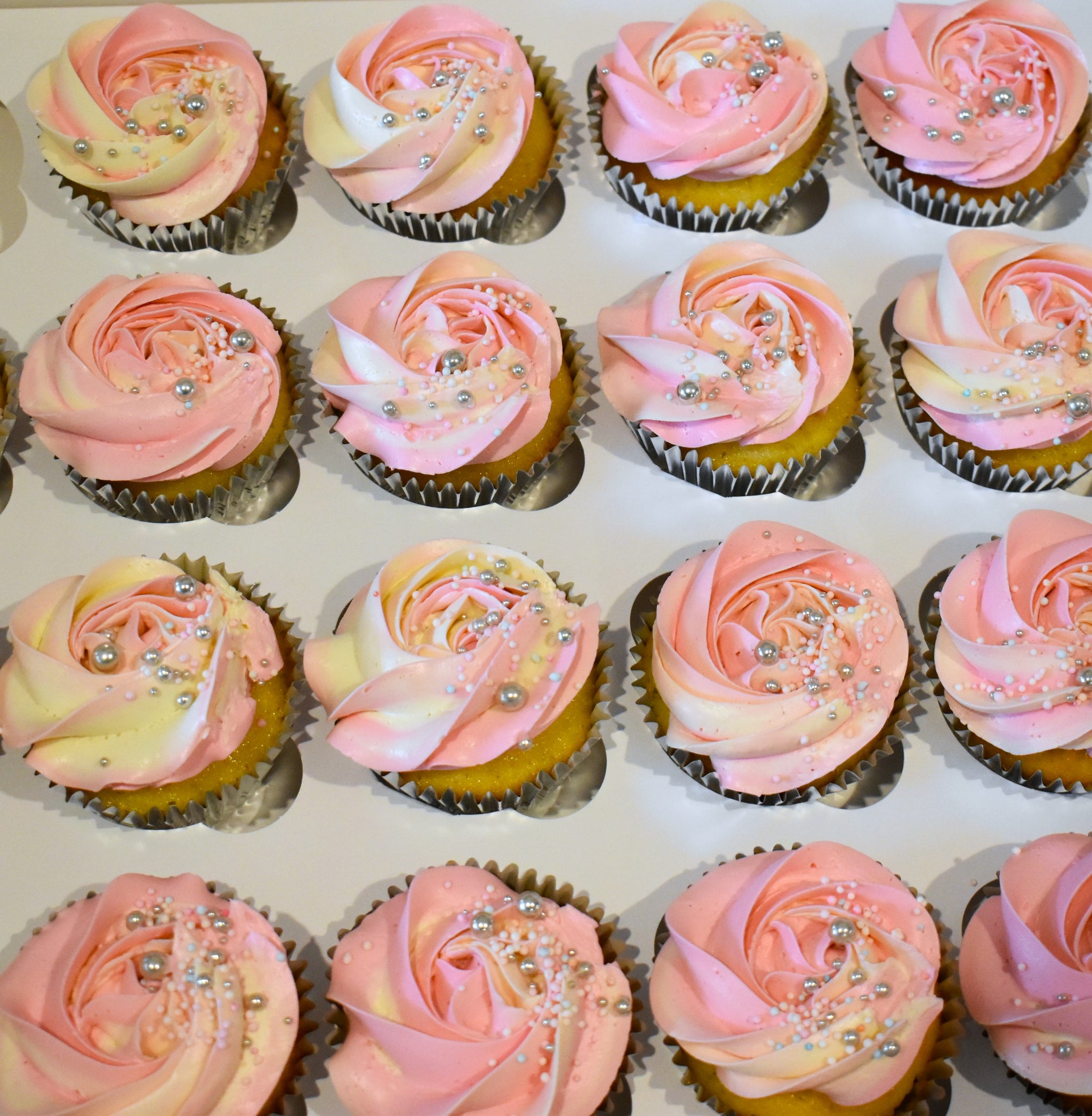 Rainbow Buttercream Swirls