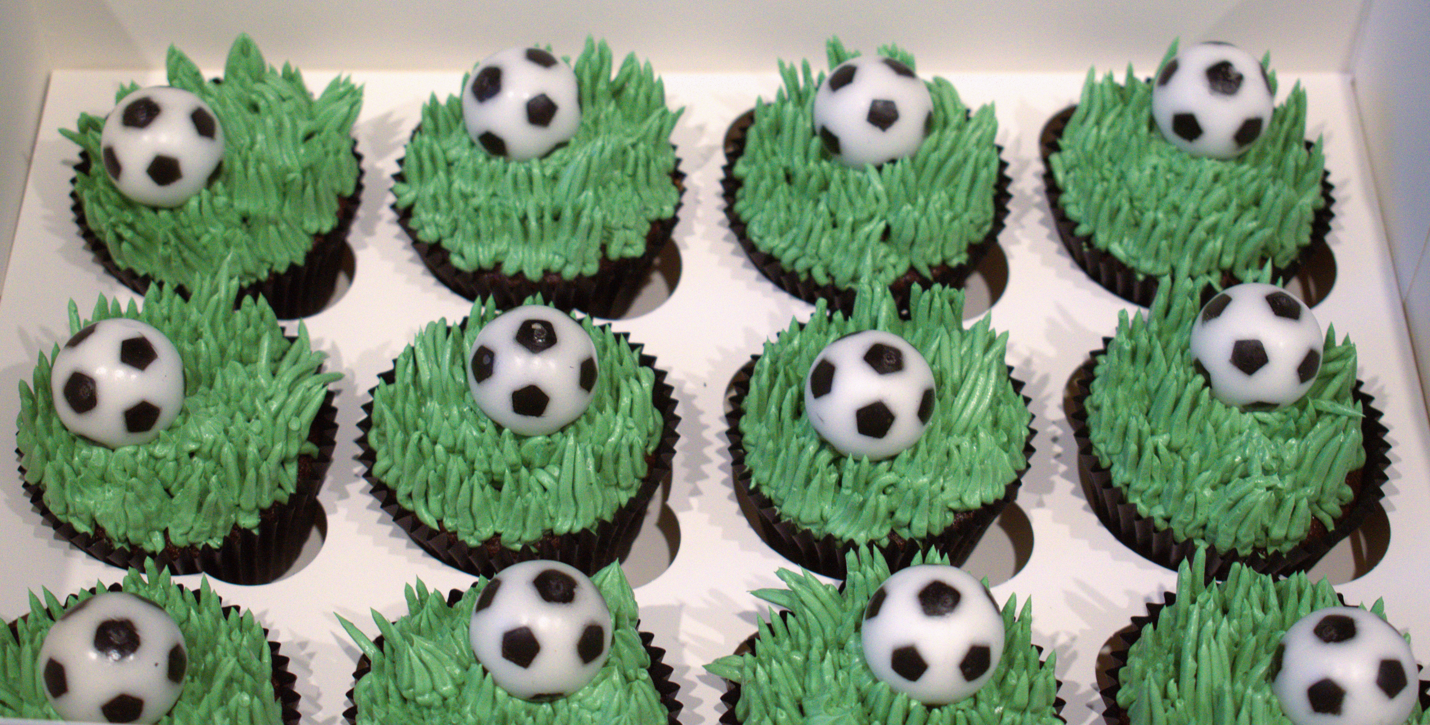 Soccer Cupcakes