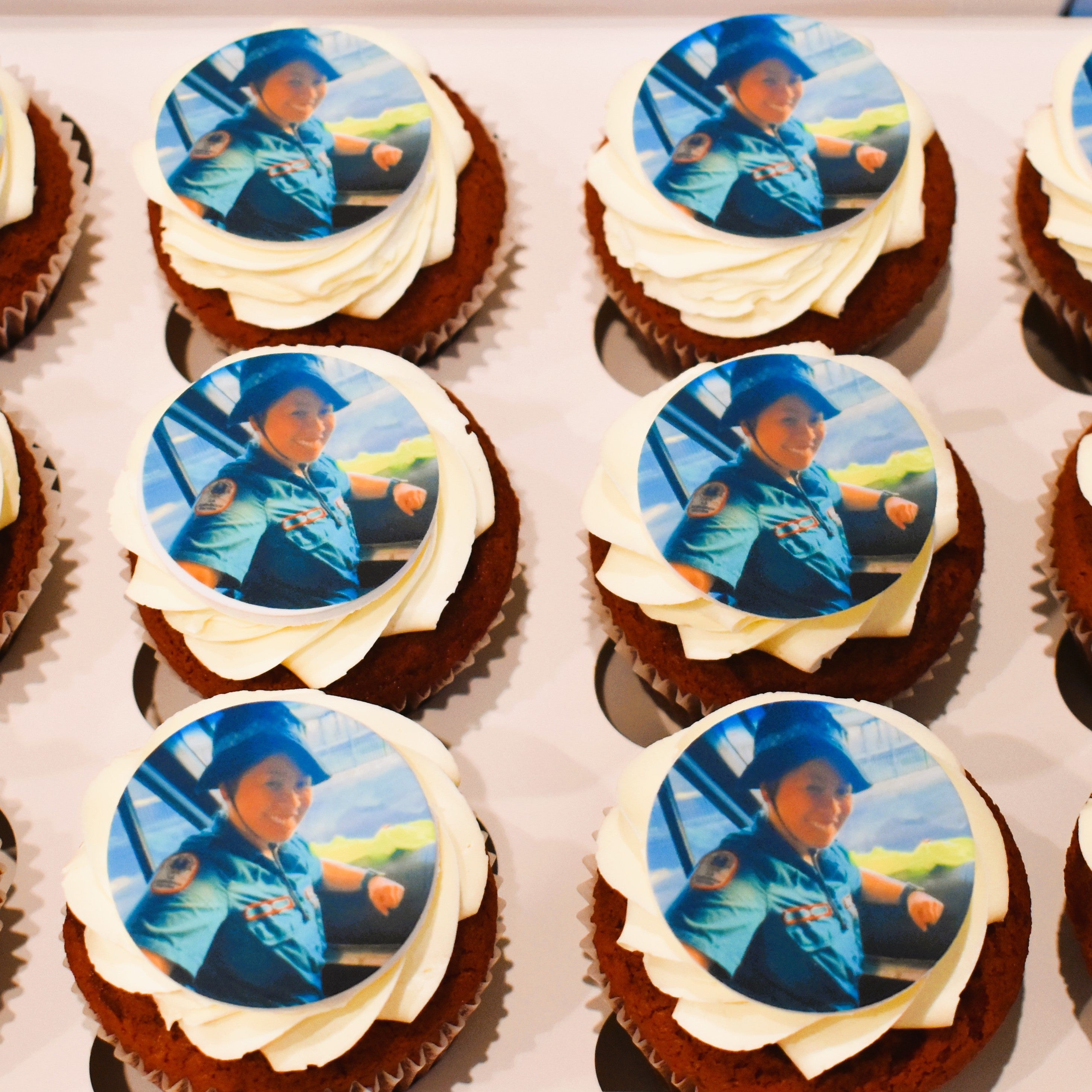 Personalised Edible Image Cupcakes