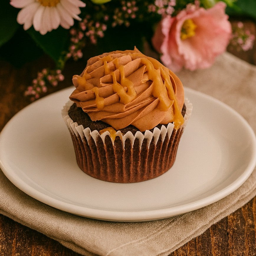 Choc Caramel Cupcakes